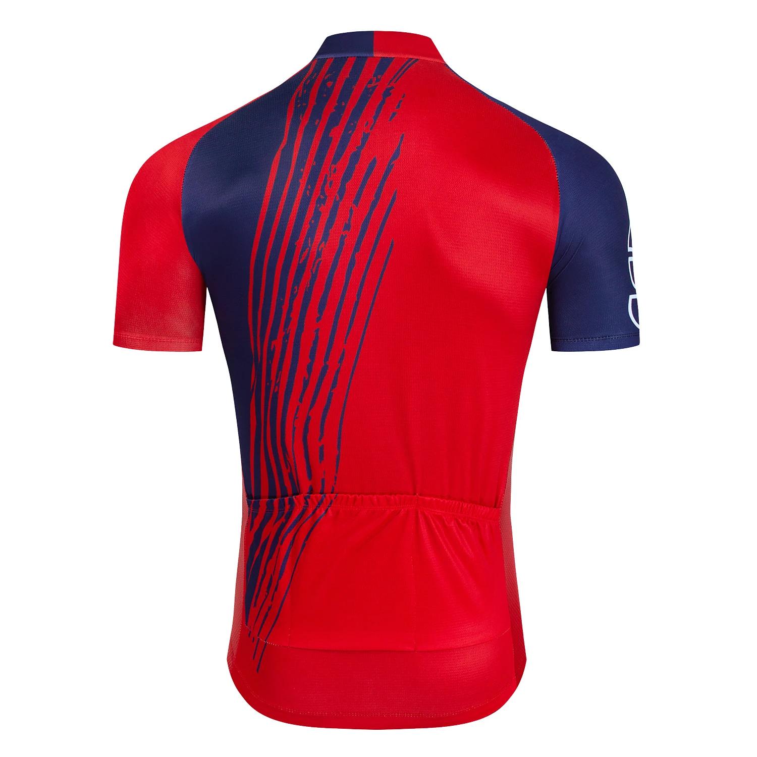 Maillot de vélo à manches courtes pour hommes, T-shirt de cyclisme en plein air, vtt, vêtements de v