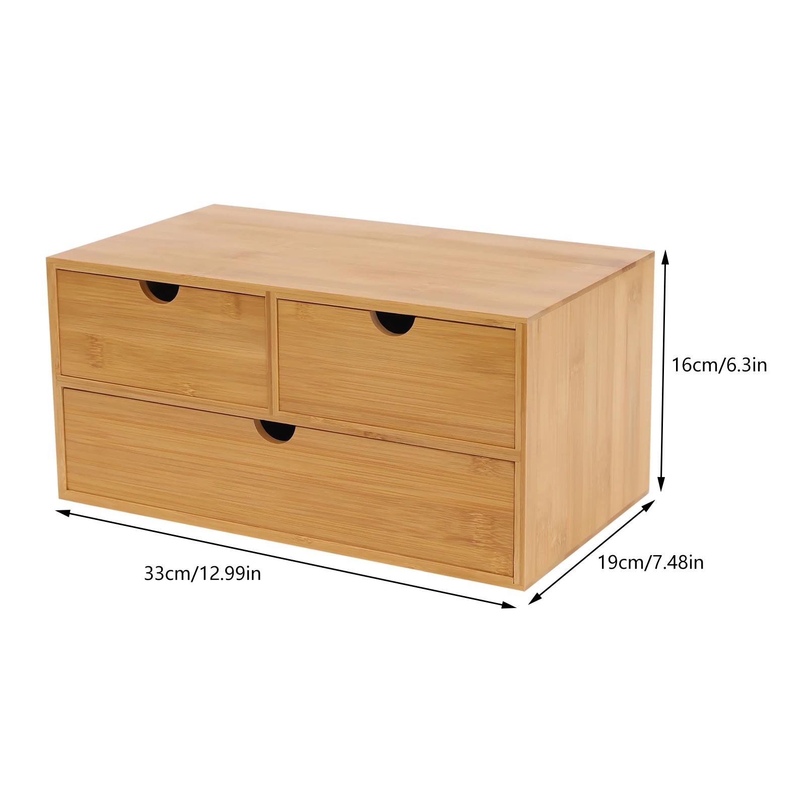Evalu-brittop-Mini Bureau en Bambou, Boîte de Rangement MELStorage w/ 3 Brocommuniste de proximité