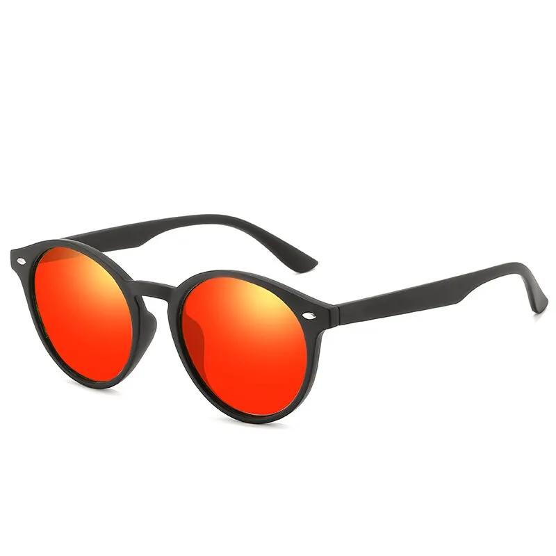 Lunettes de soleil rondes tendance pour femmes et hommes, style classique vintage, pour la conduite 
