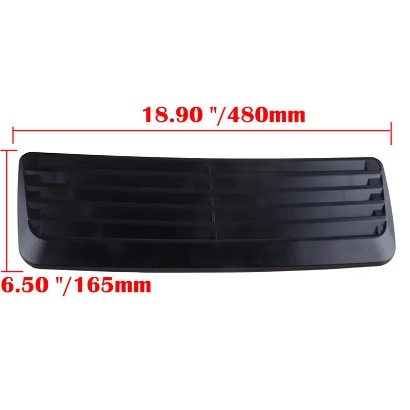 1 pièces noir/Fiber de carbone universel voiture débit d'air cuillère d'admission capot décoratif Ve
