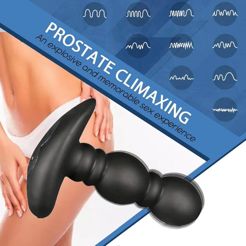Grand godemichet anal gonflable automatique pour hommes et femmes, gode, masseur de prostate masculi