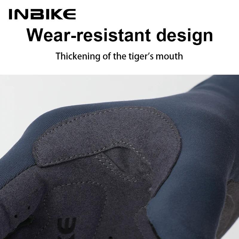 INBIKE 2024 gants de cyclisme Gel rembourré pour hommes automne hiver polaire gants de vélo de route