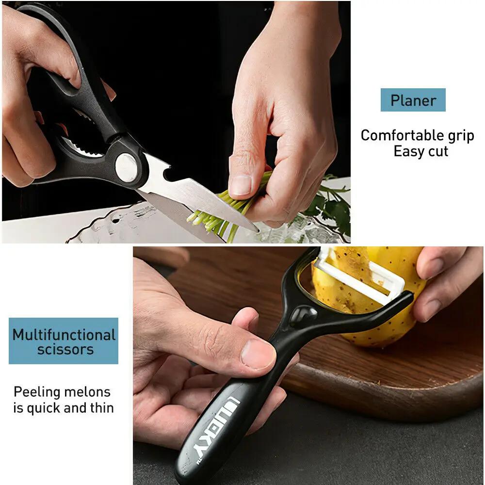 ZENG – ensemble de couteaux de cuisine, couteau de Chef tranchant en acier inoxydable, couperet, cis