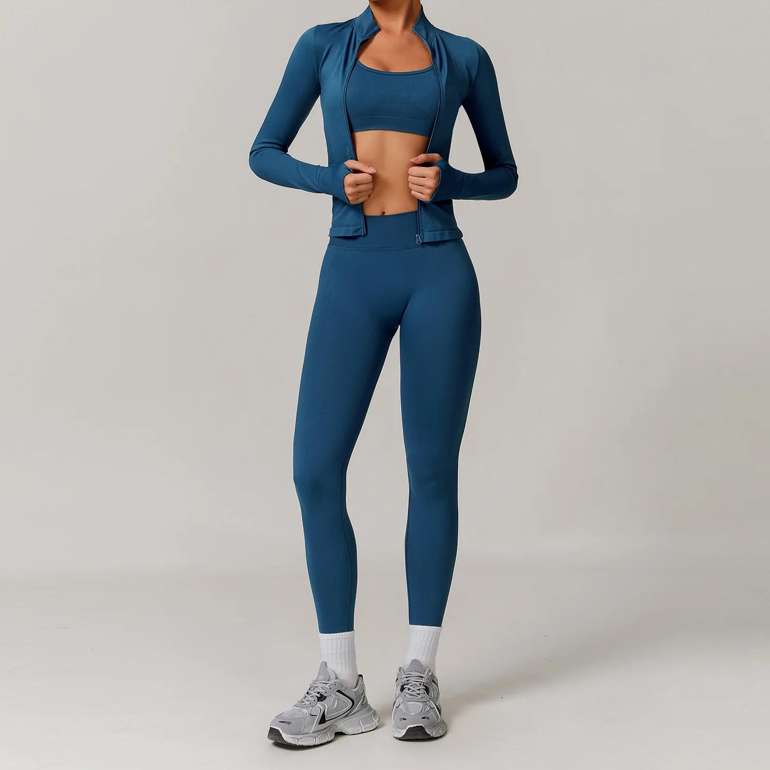 Ensemble de Yoga pour femmes, vêtements d'entraînement sans couture, vêtements de sport, Fitness, ma