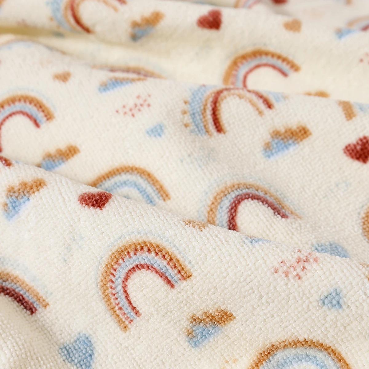 Elinfant 1Pc serviette de plage pour enfants piscine bain peignoir enfants serviettes de bain à capu
