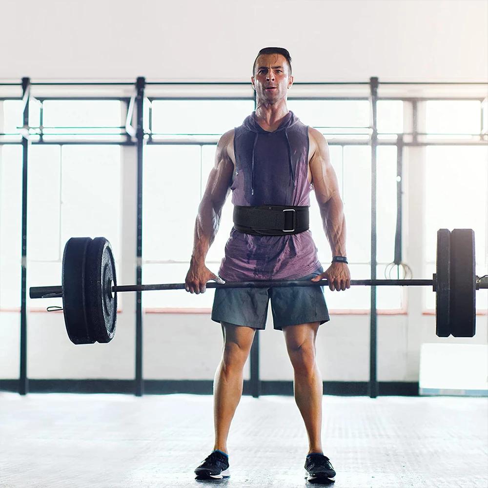Ceinture de soutien de taille pour hommes, Support dorsal réglable pour Squat profond, haltère de po
