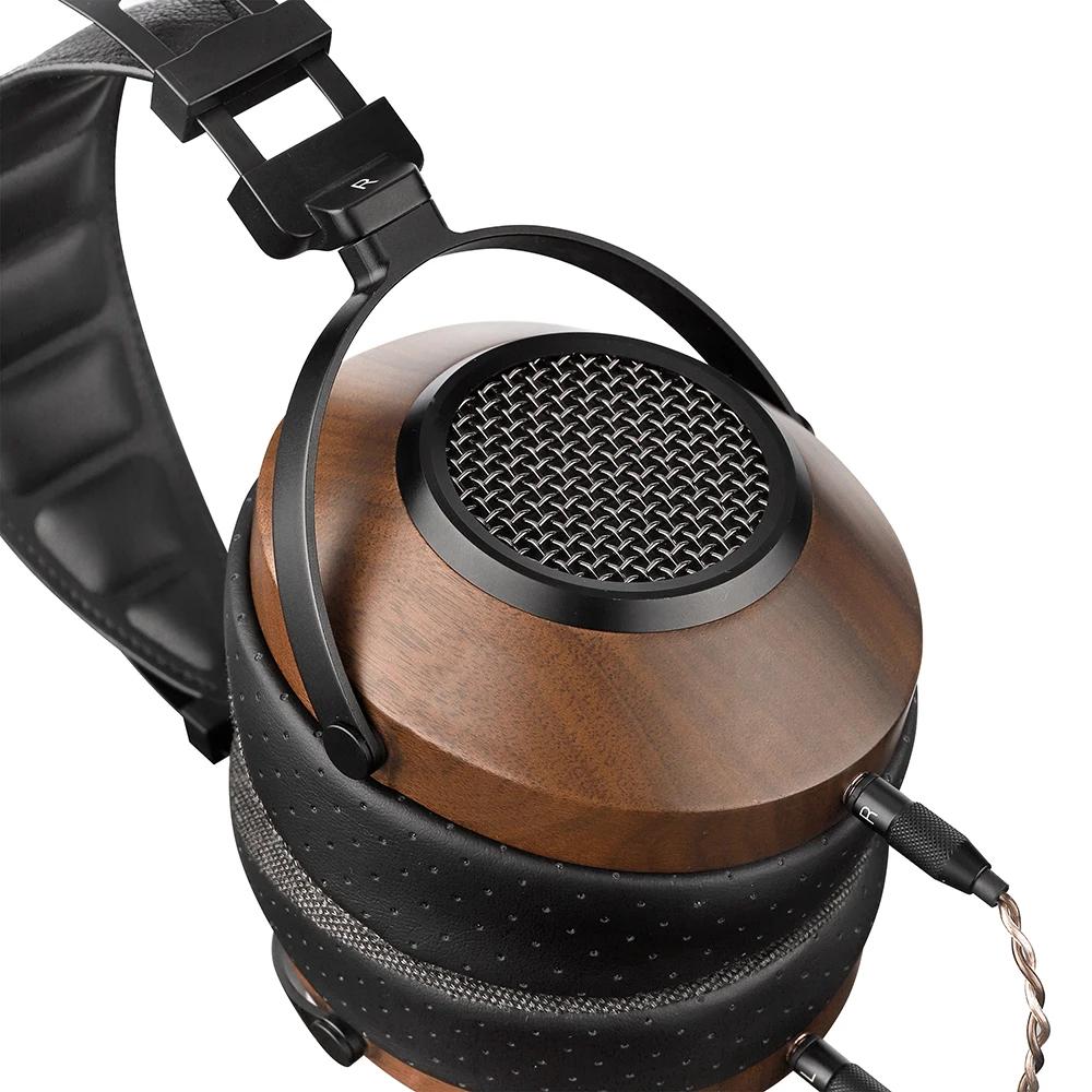 Casque audio SIVGA SV023 Hi-Fi circum-auriculaire ouvert en bois de noyer avec transducteur dynamiqu