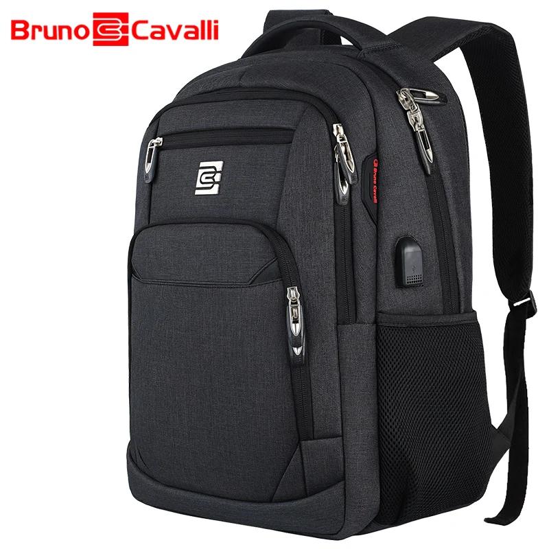 Sac à dos pour ordinateur portable avec port de chargement USB, antivol, mince, durable, voyage d'af