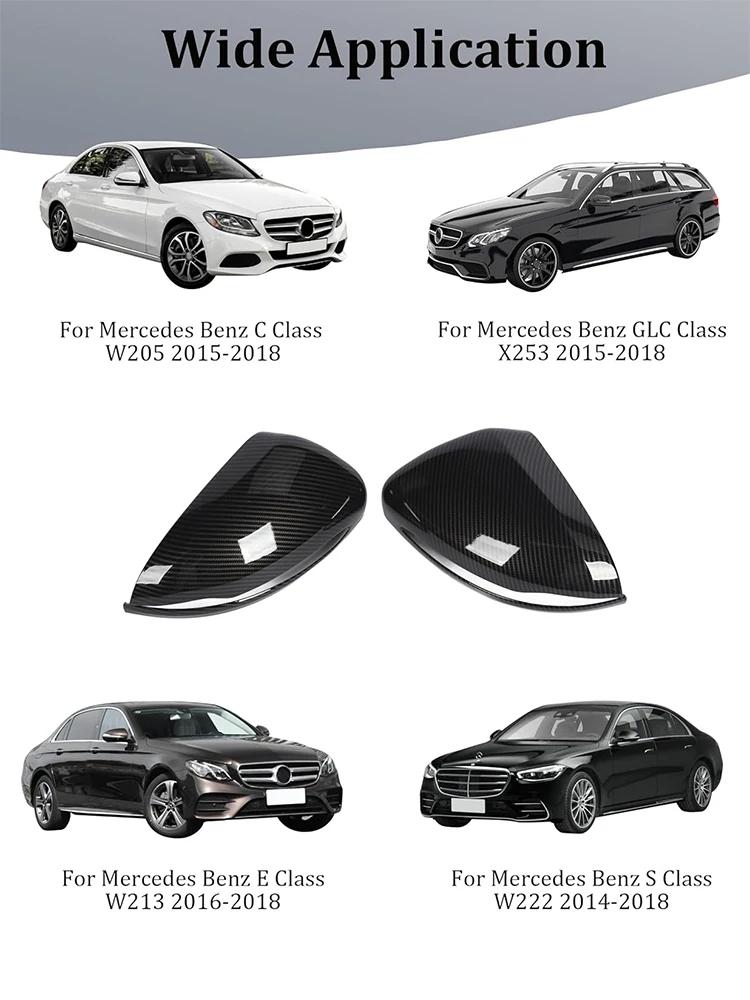 Couvercle de rétroviseur extérieur, 2 pièces, LHD et RHD, pour Mercedes Benz C W205 E W213 classe GL