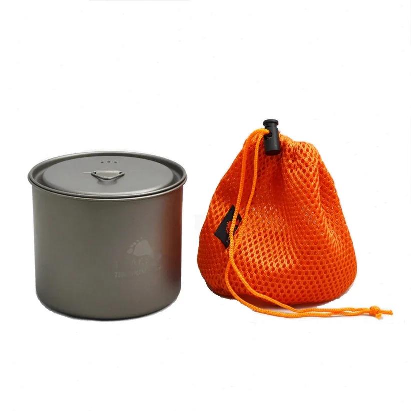 TOAKS – Pot ultraléger en titane de 550ml, tasse de Camping en plein air avec couvercle, deux versio