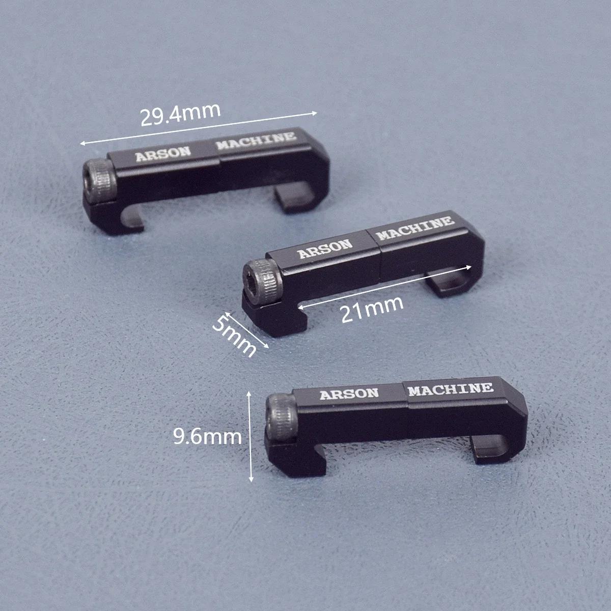 Nouveau système de guidage de fil de Clip de câble de commutateur de M-LOK en aluminium 3 pièces pou