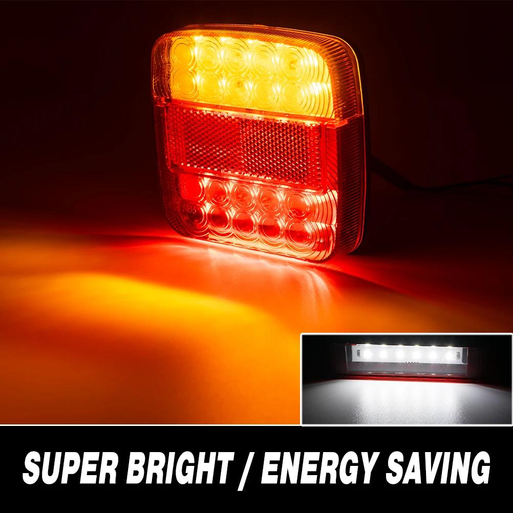 Feux de remorque SubSN 26LED, clignotants arrière, plaque d'immatriculation de planificateur pour re
