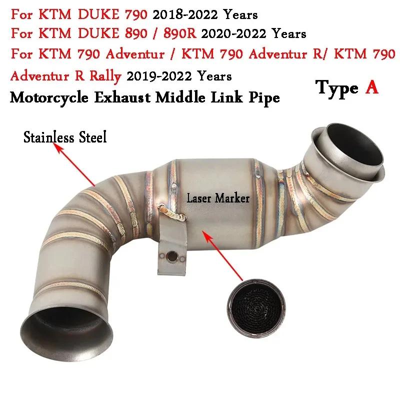 Silencieux d'échappement sans lacet pour Moto, lien central, pour KTM DUKE 790 890 Adventure R Rally