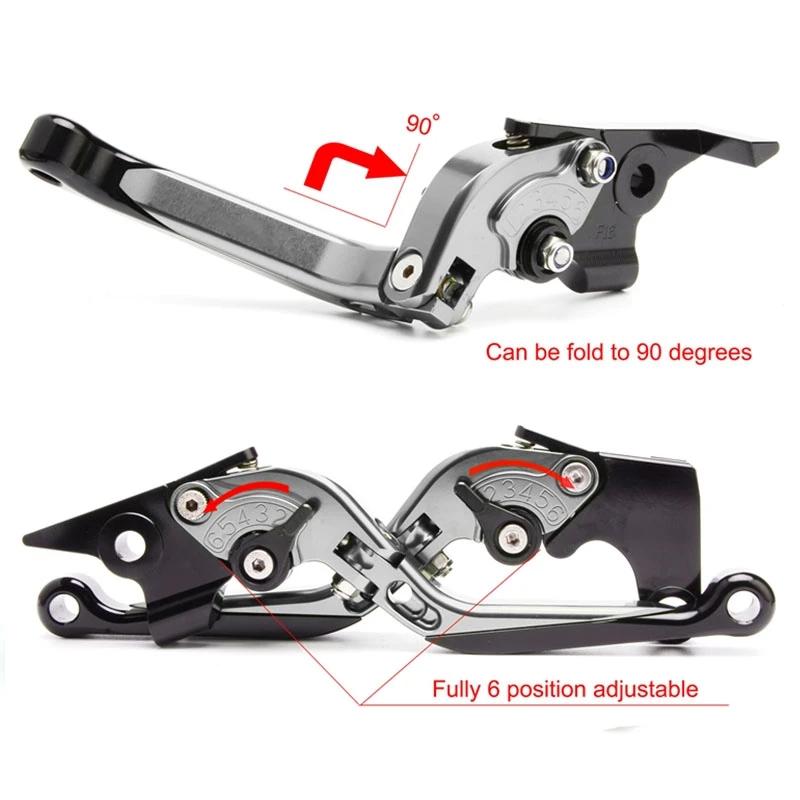 Leviers d'embrayage de frein pliables extensibles réglables pour moto, poignée pour DL650 V-Strom XT