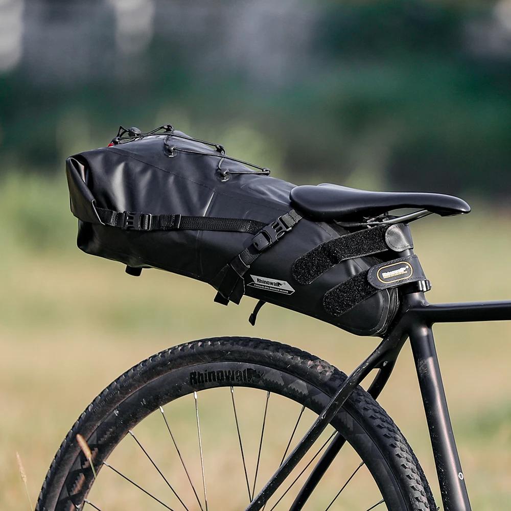 Bal inowalk-Sac de dégager de vélo étanche, sac de queue de vélo pliable, sac de rangement soufflé p