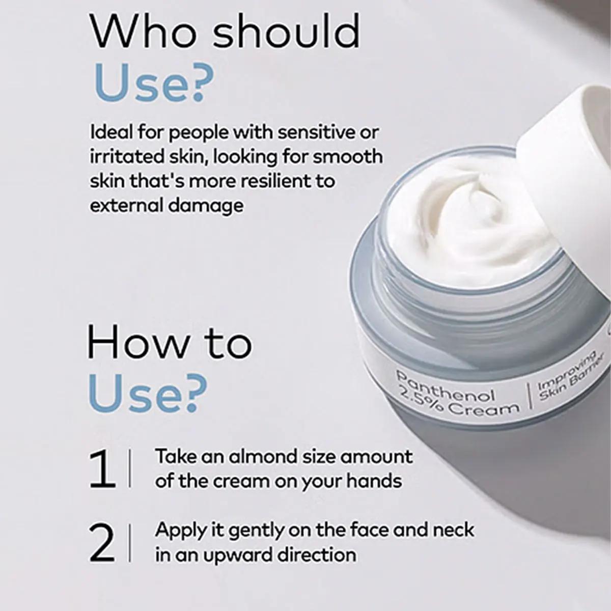 [Soldes] Crème THE FACE SHOP ALLTIMATE PANTHENOL 2.5%, apaisante ​ Hydratant, doux et réparateur de 
