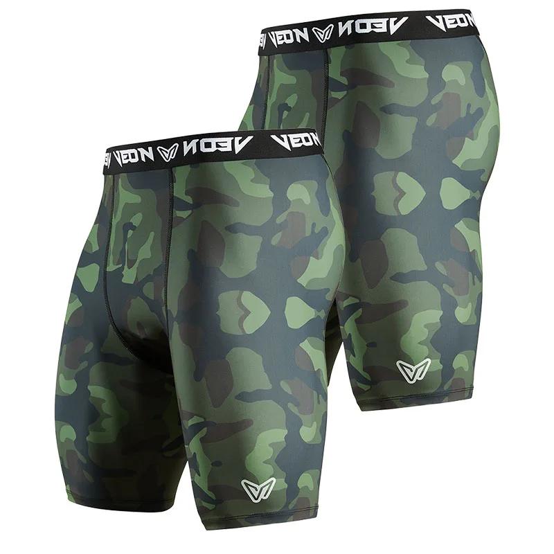 Veidoorn 2 pièces short d'entraînement de Compression pour hommes séchage rapide respirant haute Per