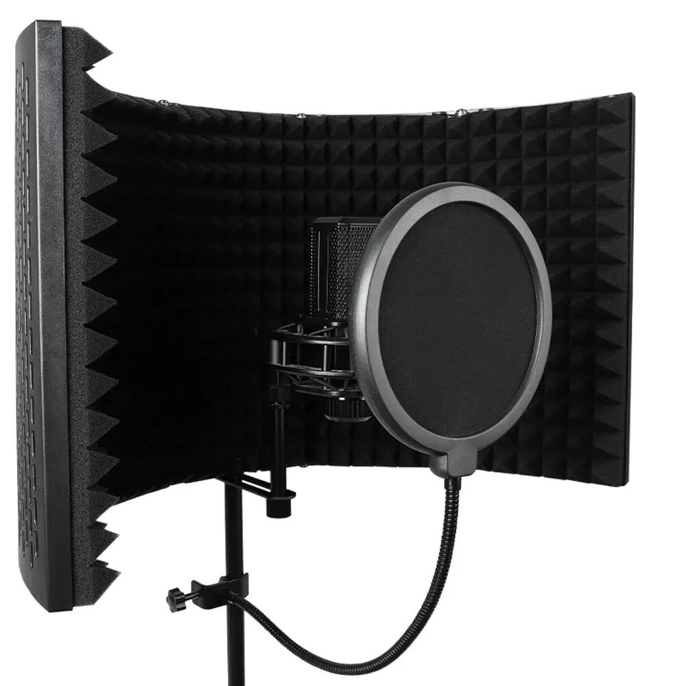 G-MARK 5 bouclier d'isolation de microphone statique de studio professionnel de livre de réflexion d