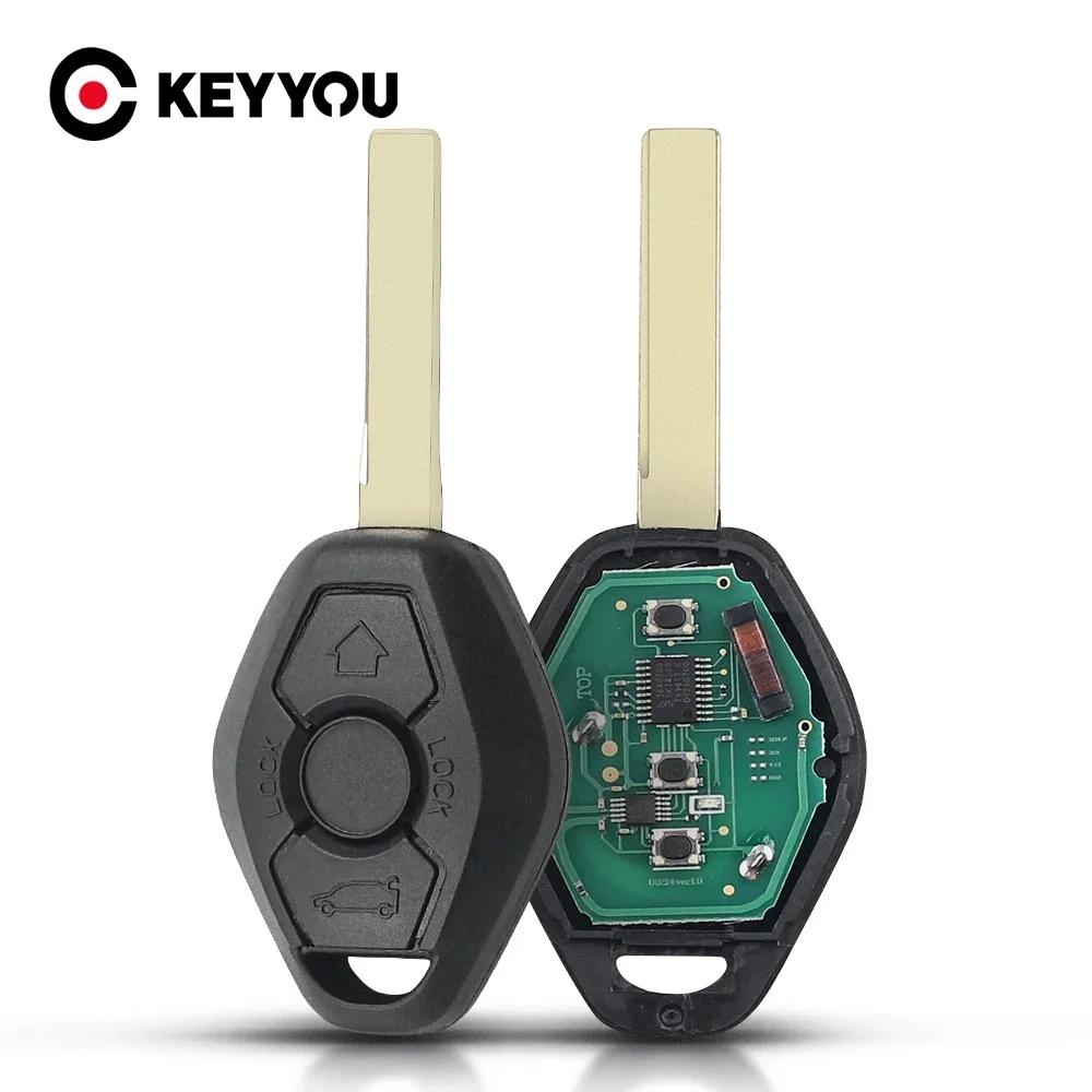 KEYYOU clé de voiture à distance puce ID46 pour BMW CAS2 série 5 E46 E60 E83 E53 E36 E38 315LP MHZ 3