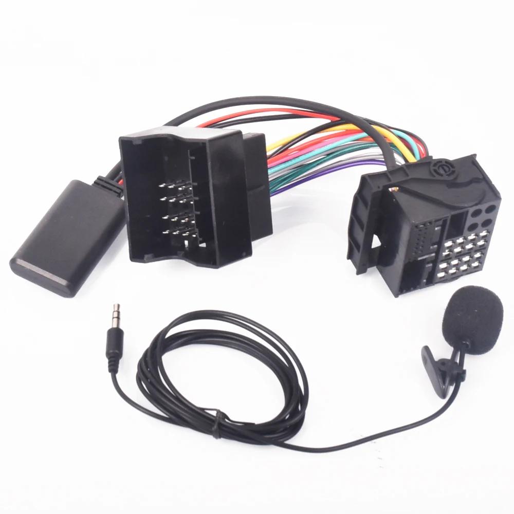 Adaptateur de musique AUX-in Bluetooth 5.0, câble de harnais MP3, Microphone pour FORD Fusion Fiesta