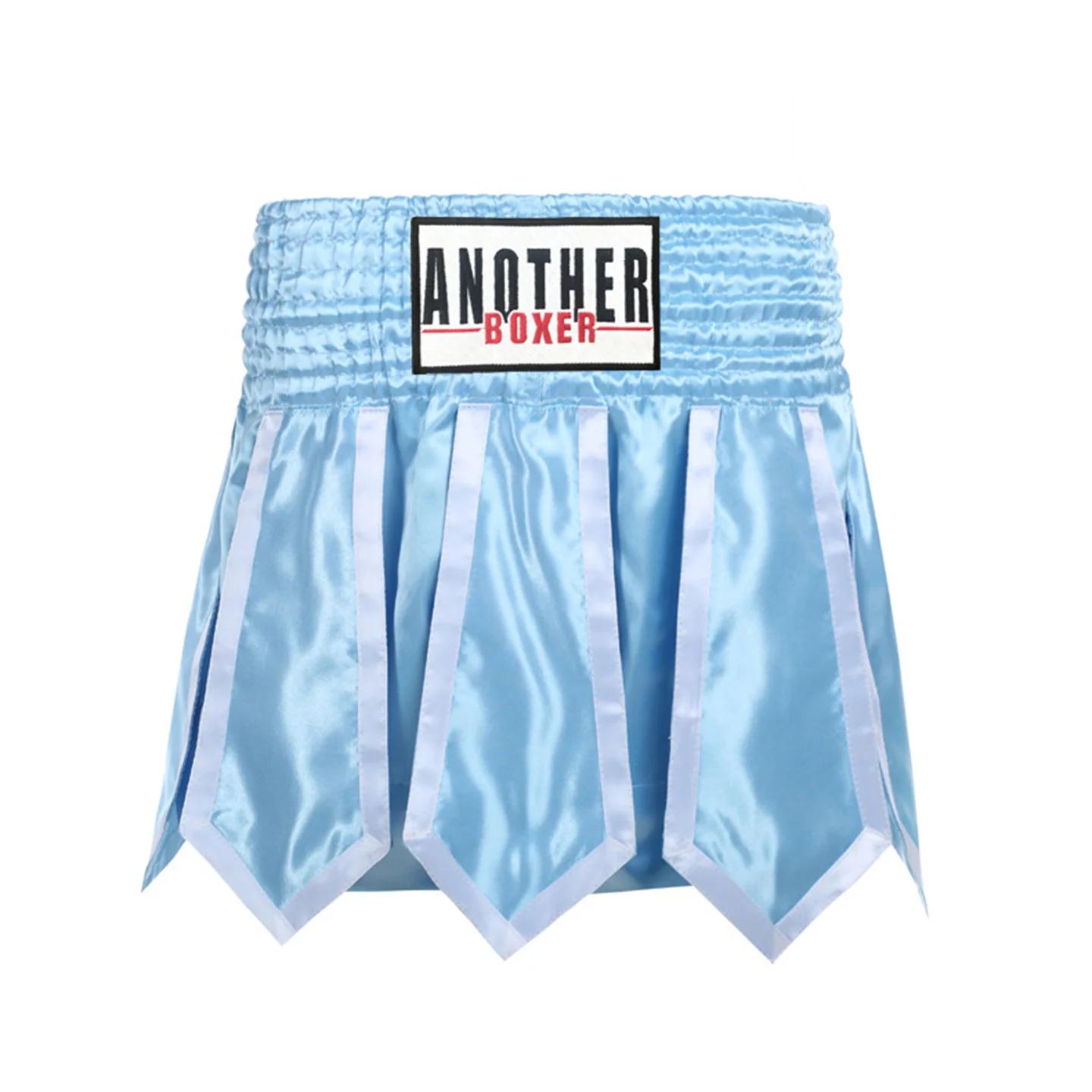 Tronc d'entraînement de boxe Style Streamer, demi-pantalon Sanda de combat gratuit, short Muay Thai 