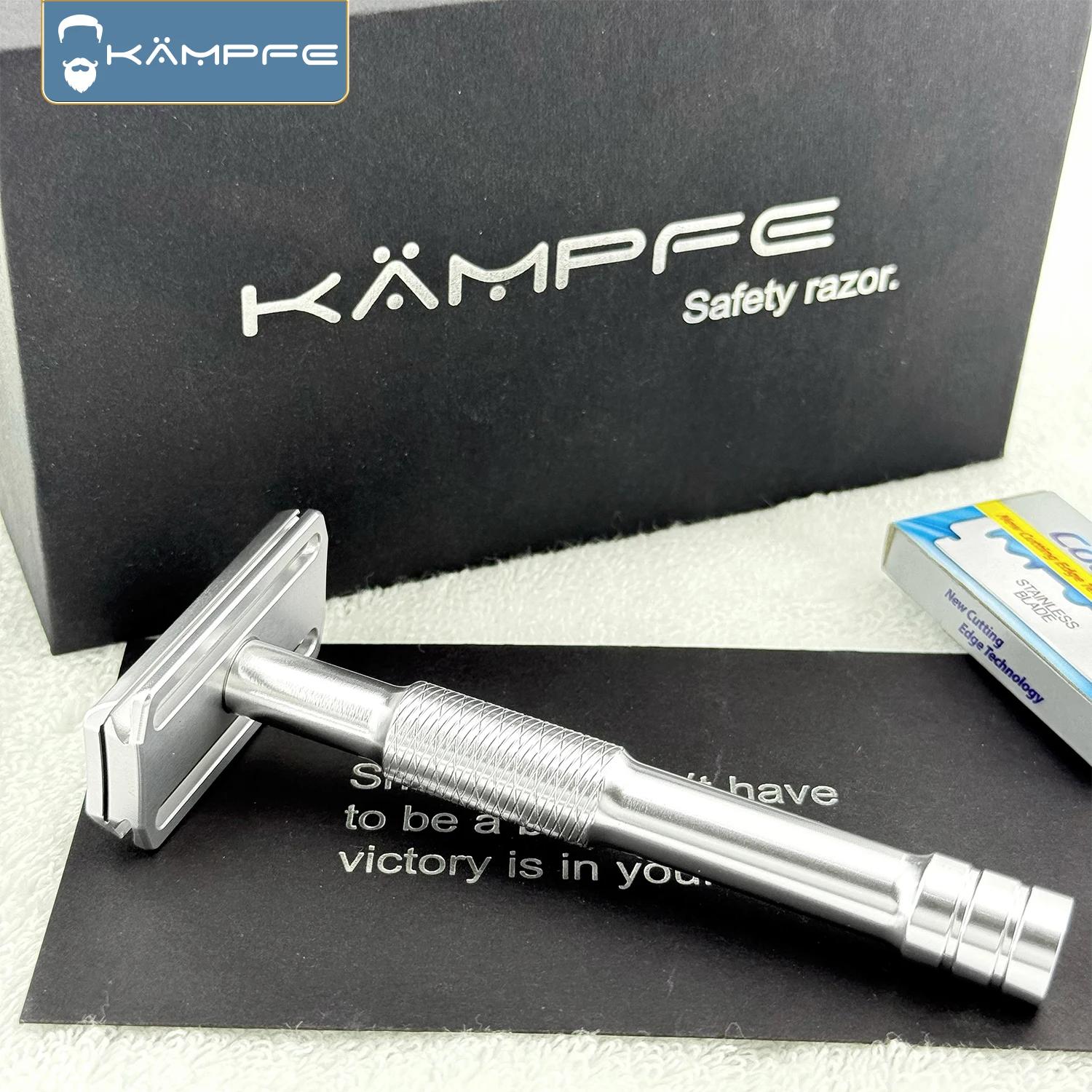 KAMPFE A99 Attack 30 °   Rasoir de sécurité double face en alliage d'aluminium gravé CNC à angle de 