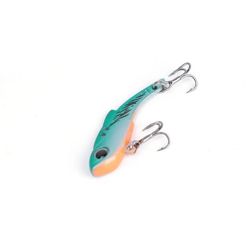 OUTPeugeot-Leurre métallique rigide VIB cuillère, appât Élde type crankbait idéal pour la pêche au b