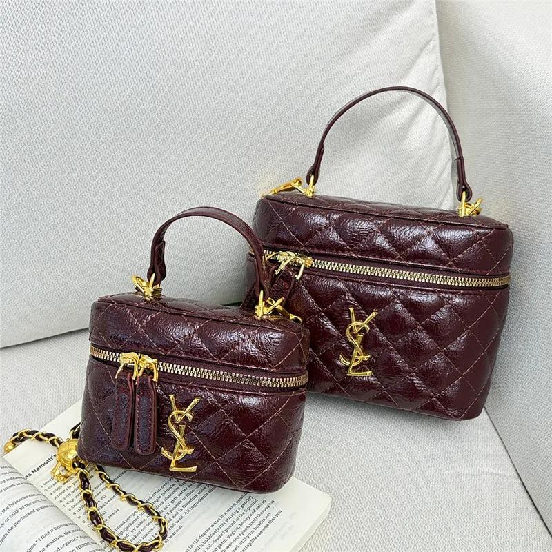 Sac bandoulière matelassé haut de gamme pour femme, motif losanges, mini sac à chaîne, polyvalent (à