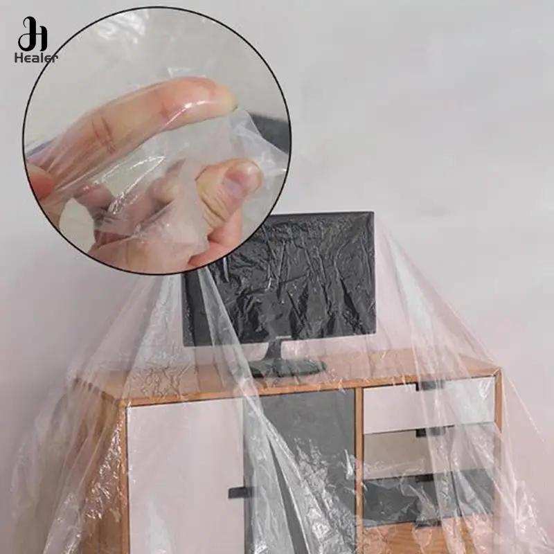Juste anti-poussière imperméable pour meubles en plastique, housse anti-poussière pour voiture, lit,