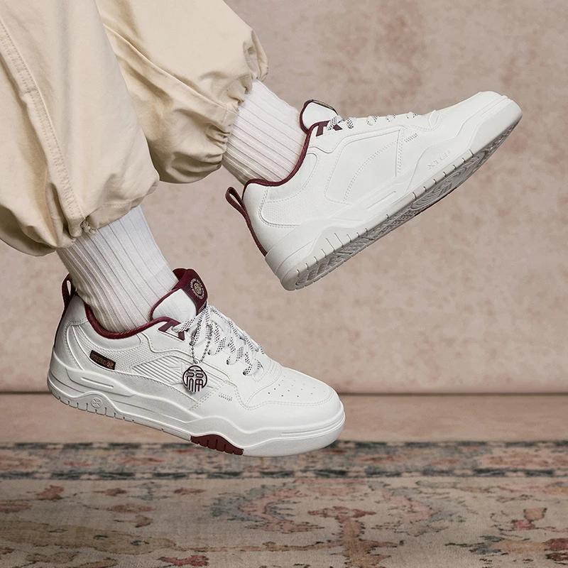 Xtep-Chaussures de Skateboard pour Femme, Baskets de dehors Rétro, Décontractées, Durabilité, Printe