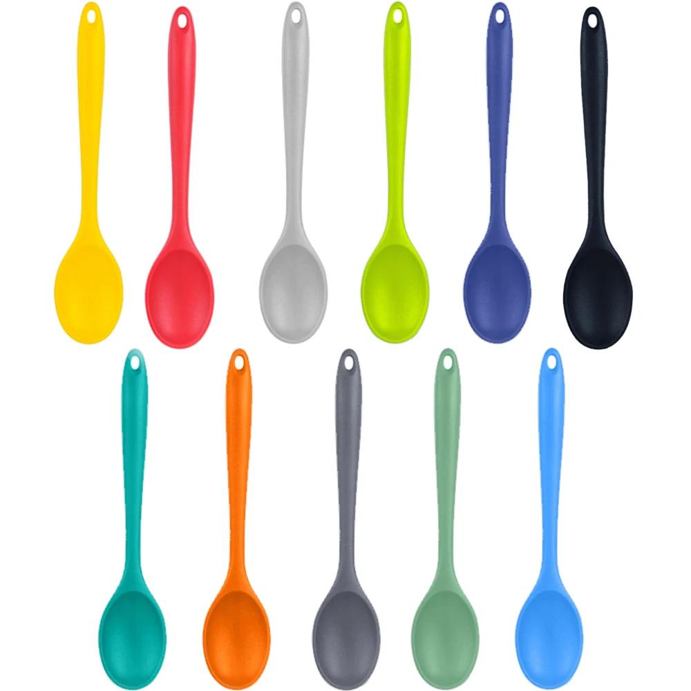 Pour une vie meilleure, cuillère en Silicone souple, remuant, vaisselle à Long manche, ustensiles de
