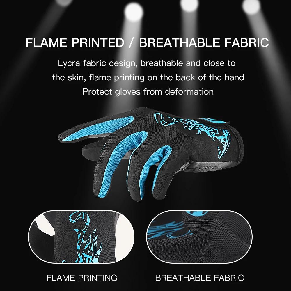 Gants de cyclisme en plein air pour hommes, doigt complet, antichoc, microcarence, degré d'usure, re