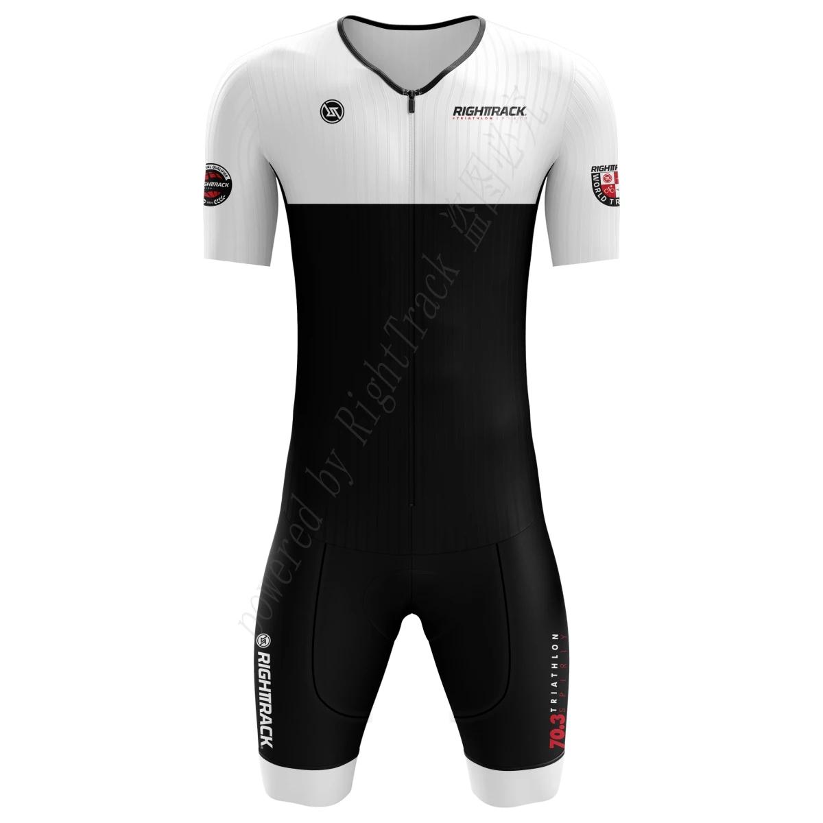Nouveau Triathlon 70.3 Trisuit Champ du monde combinaison à manches courtes vêtements natation cycli