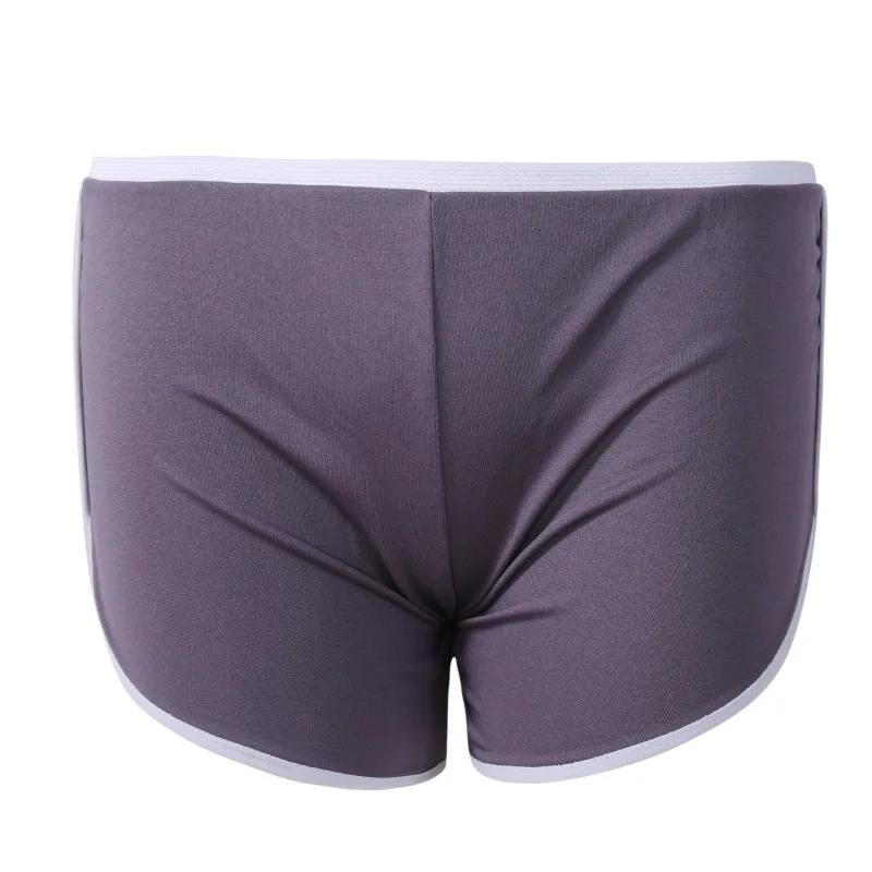 Short de sport décontracté pour femmes, surdimensionné, Sexy, couleur unie, taille basse, course, se