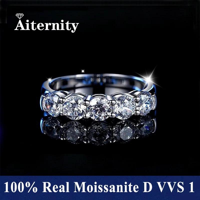 Stylo Polaroid en argent regardé 100% avec diamant Pass pour femme, bague Moissanite, bague de maria