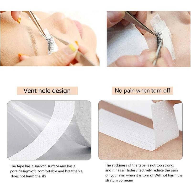 2/3 rouleaux de ruban isolant japonais pour Extension de cils, non pelucheux, coussinets sous les ye