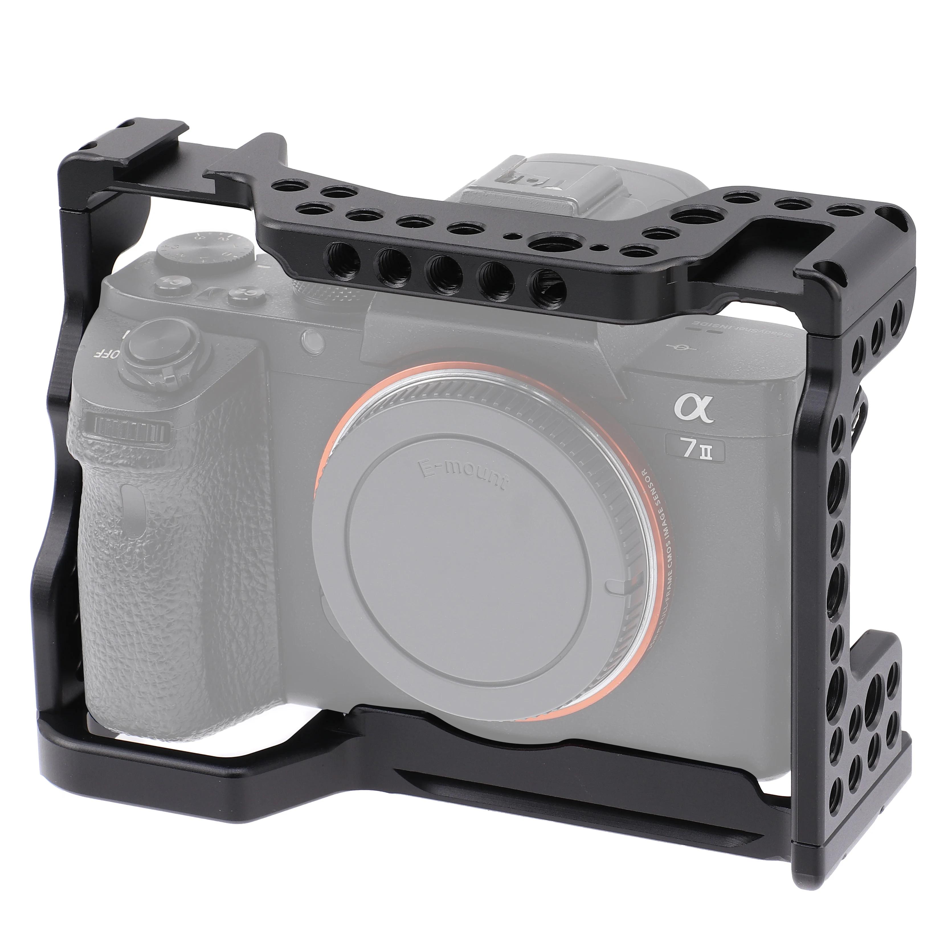 Appareil photo avec support de sabot froid pour lumière LED, alliage d'aluminium, appareils photo po