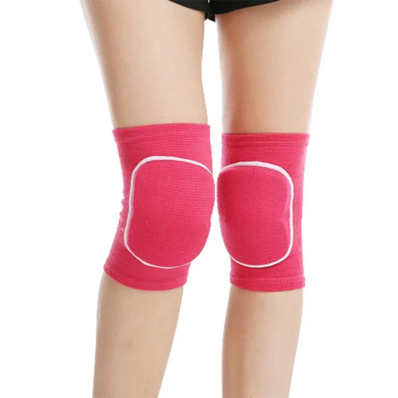 2 pièces genouillères de sport Compression danse genou protecteur soutien épaissi éponge volley-ball