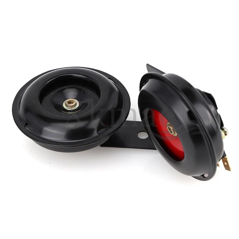 Haut-parleur universel pour moto, 12V 24V 48V 60V, klaxon rond et étanche, adapté au scooter, véhicu