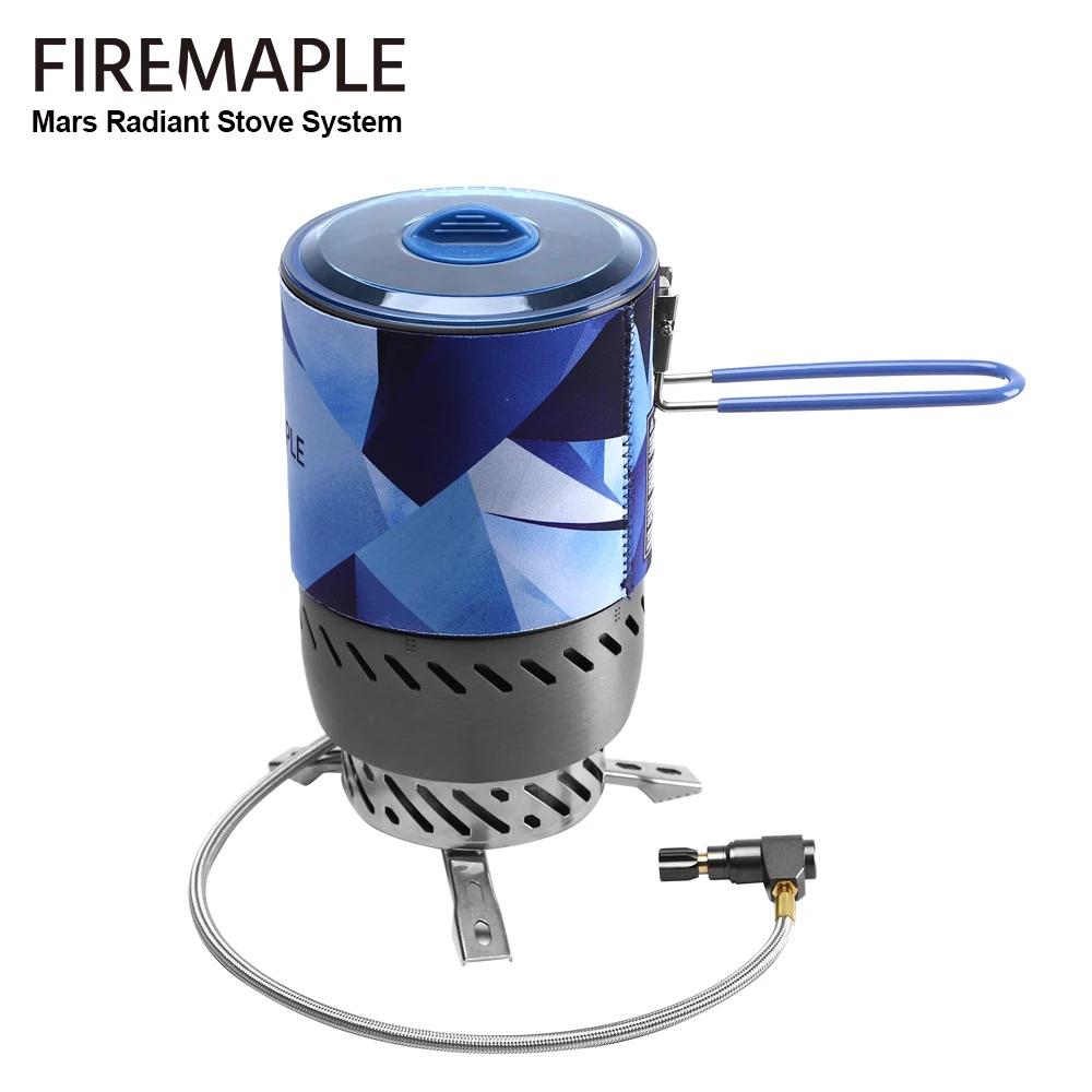 Système réchaud radiant grain d'érable compact coupe-vent pour camping et randonnée légère
