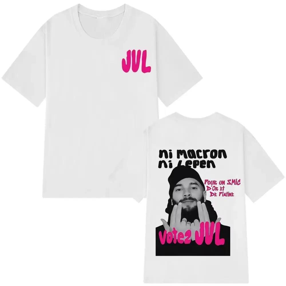 T-shirt Y2K Hip-hop 2026 JUL, rappeur français, T-shirts à imprimé graphique tendance, décontracté, 