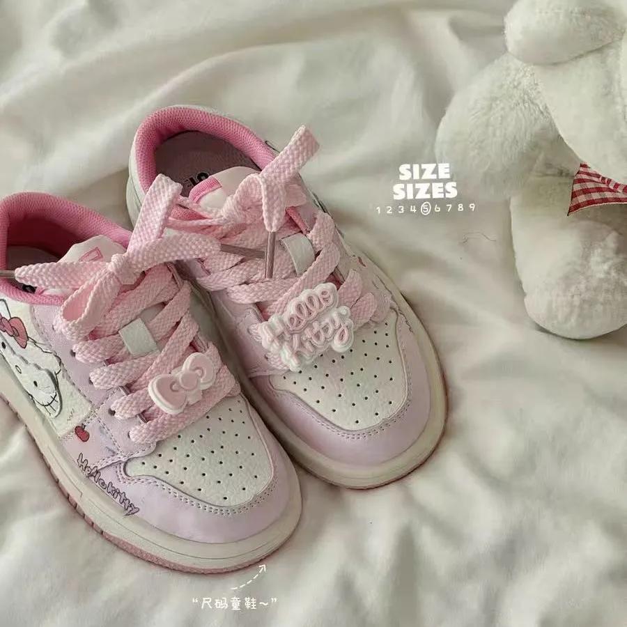 Sanrio Girl Hello Kitty – baskets de loisirs à la mode pour l'automne et l'hiver, baskets confortabl