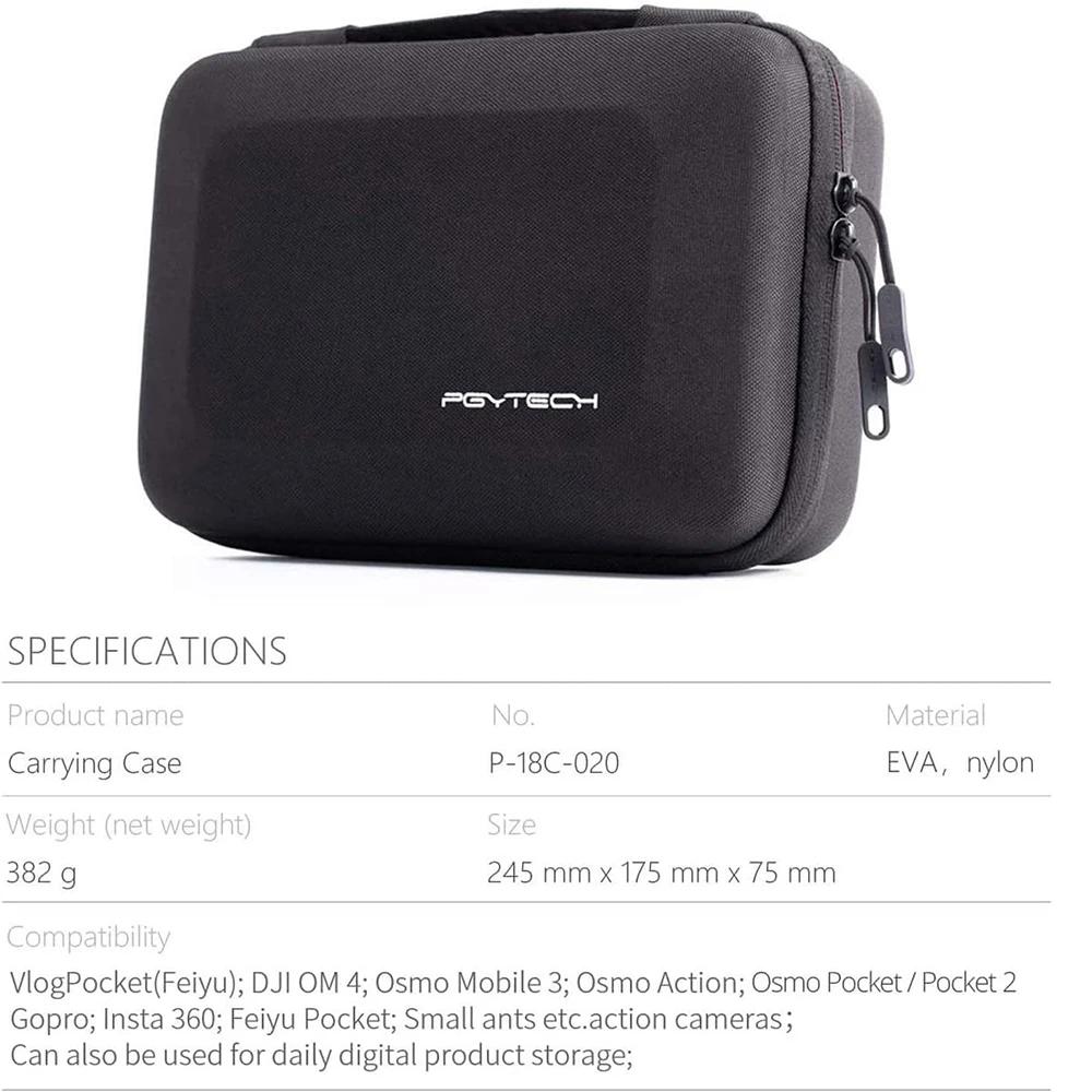 IcalYTECH-Étui de transport pour appareil photo, boîte de rangement, sac à main, convient pour batte