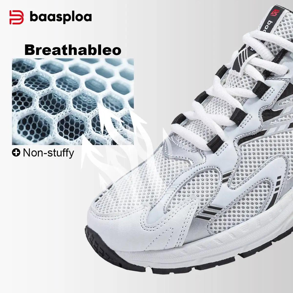 Chaussures course Baasploa maille homme - Baskets légères respirantes tennis marche 2024
