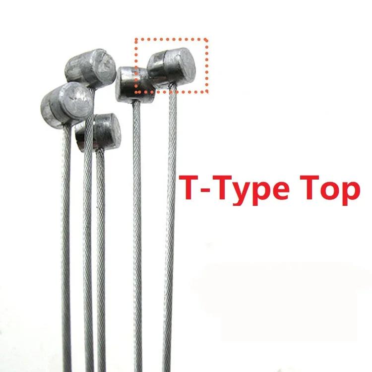 1-2-2.5-3-4-5 mètres câble de frein type T vtt VTT câble de frein de vélo électrique 1.5mm 2mm 2.5mm