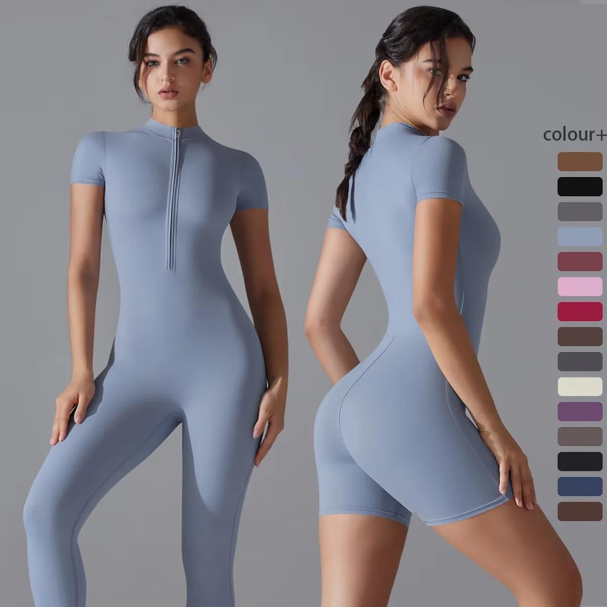 Body de sport pour femmes, combinaison de Yoga, respirant, séchage rapide, vêtements de sport, Push 