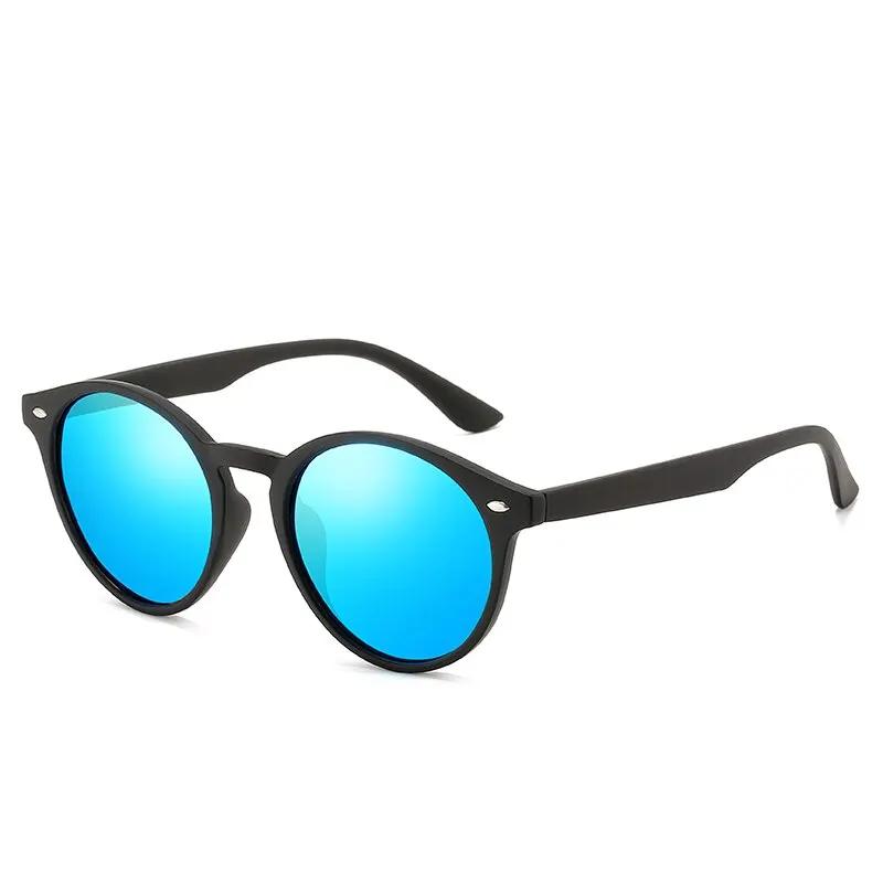 Lunettes de soleil rondes tendance pour femmes et hommes, style classique vintage, pour la conduite 