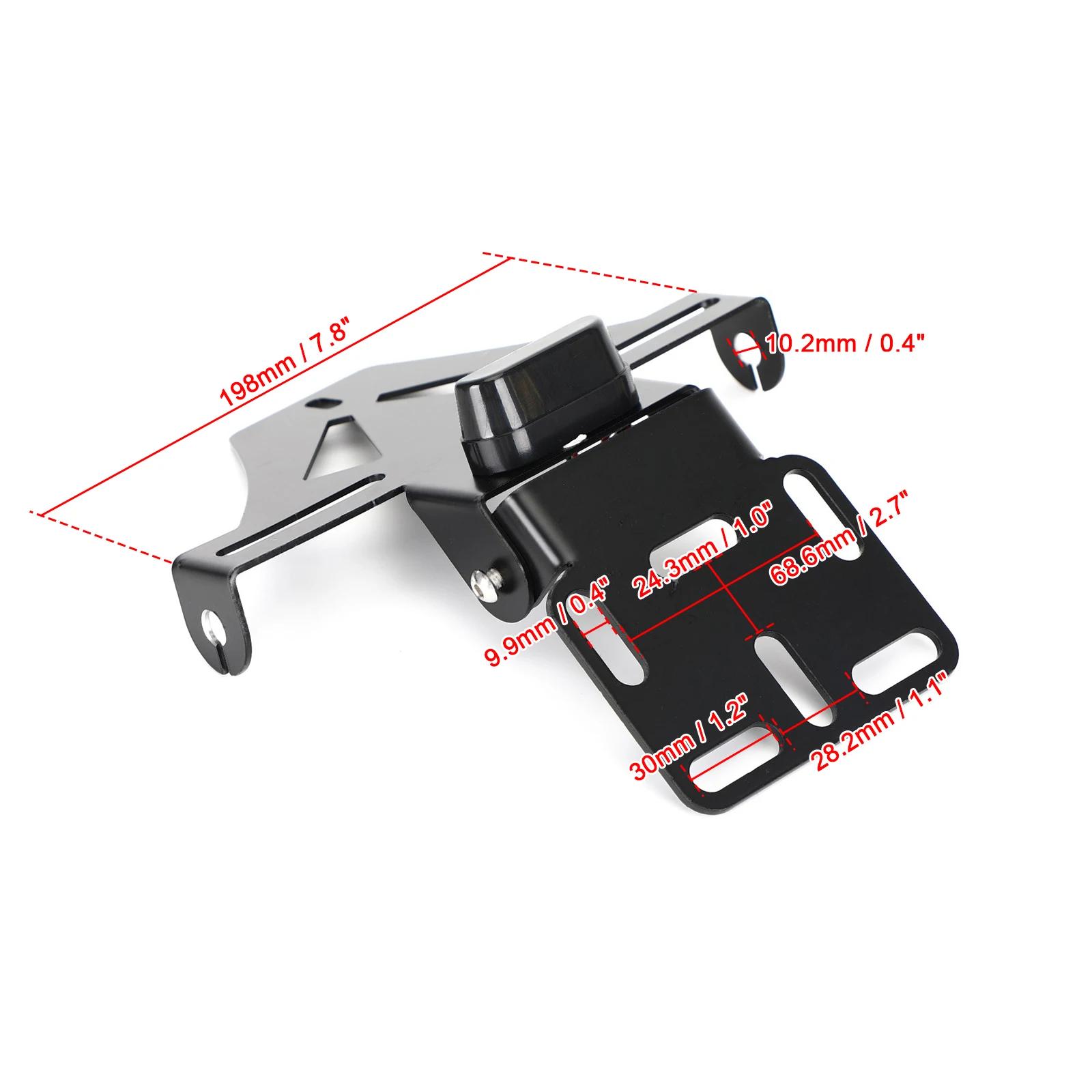 Cadre de plaque d'immatriculation universel pour moto, planificateur d'angle réglable, support de su