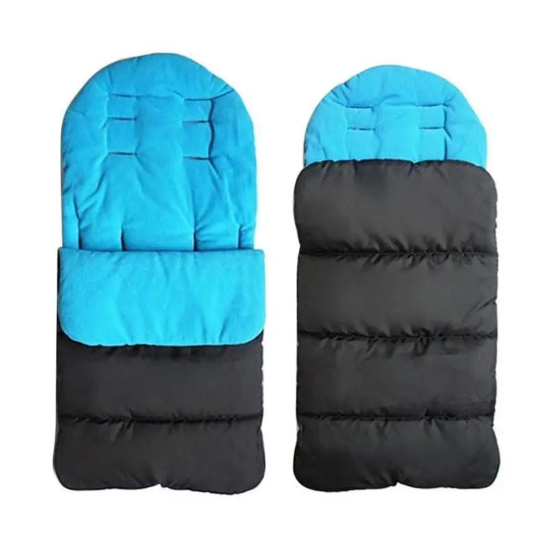 Housse de pied chaude pour poussette de bébé, coussin universel avec couverture épaisse en coton pou