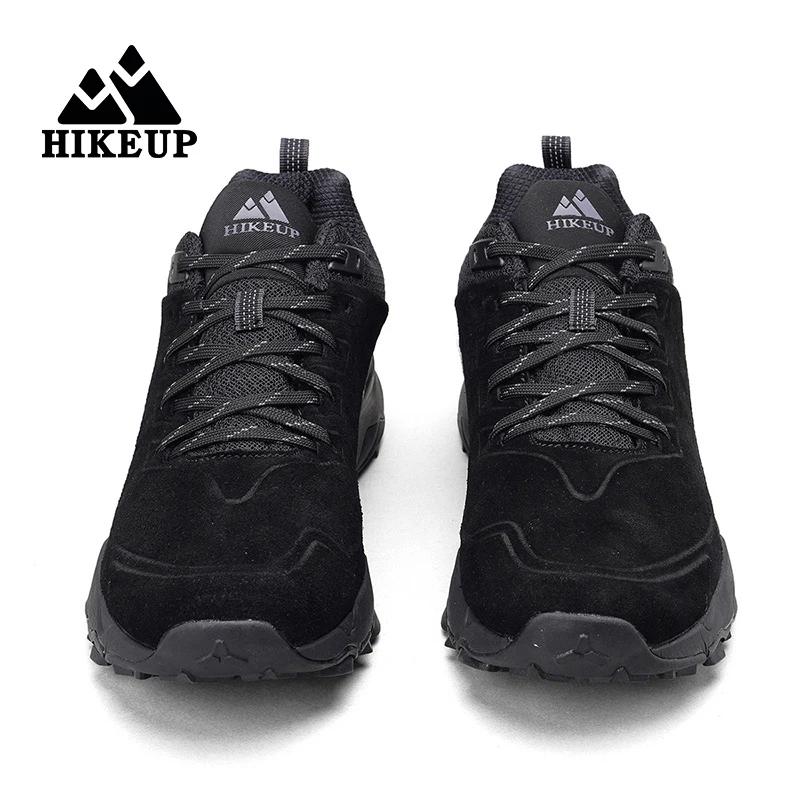 HIKEUP chaussures de randonnée pour hommes Sports de plein air Camping chasse marche chaussure daim 